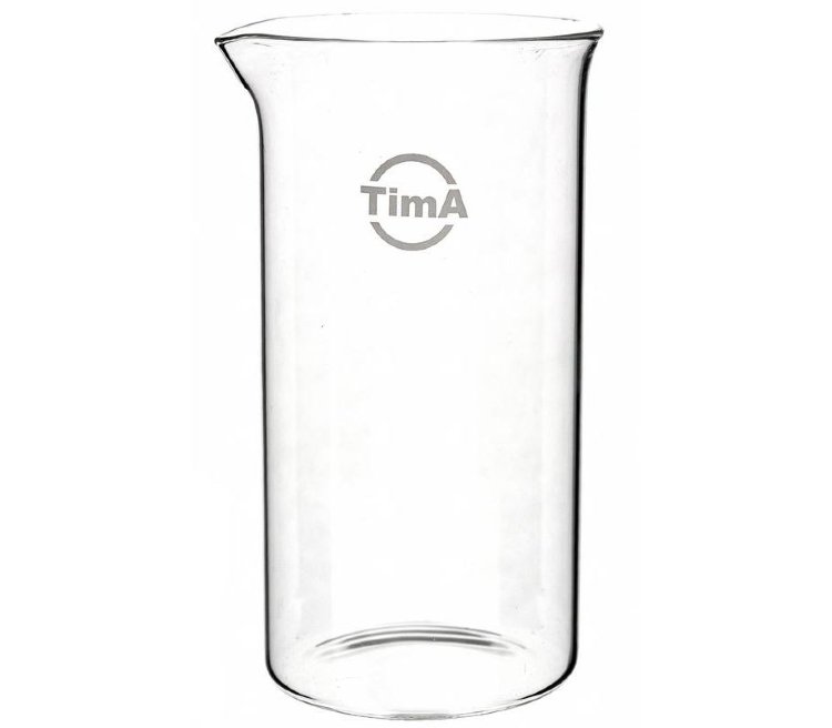 Запасная колба TimA  для френч-пресса 1000 мл, боросиликатное стекло