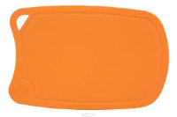 Доска разделочная ТимА 310х210 мм Оранжевая овальная (полиуретан) ДРГ-3221 
