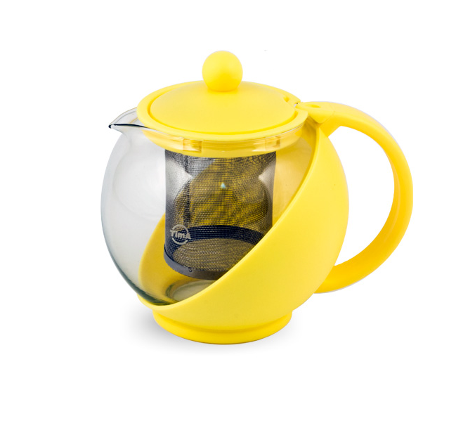 Чайник заварочный ТИМА желтый "Лимон" 750 мл.