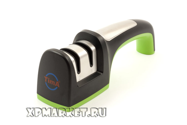 Точилка для ножей TimA роликовая (алмаз-керамика) Т1005DC с зеленой ручкой